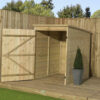 GardenShedsMobilityScooterStorageShedPressureTreatedTongue&Groove