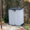 MetalGardenShedOutdoorStorageToolOrganizerShed