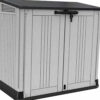 MetalGardenShedOutdoorStorageToolOrganizerShed